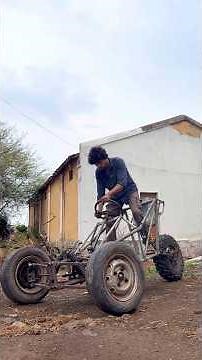 कैसी लग रही है 😃 #reversetrike #homemadeproject #indianskater #electriccar #minivlog #bigwheel