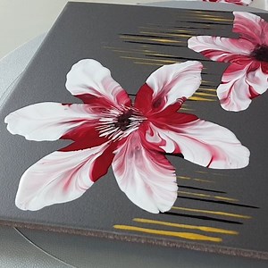 Elegant flowers with line decoration 🌺 | Designer Gemma77