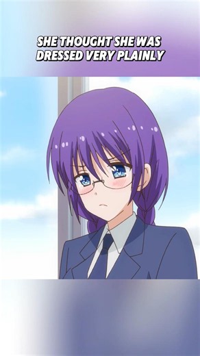 She thought she was dressed very plainly#anime #animeedit #shorts