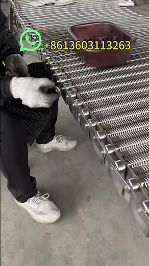 Stainless Steel Mesh Conveyor Belt | Industrial Factory Production & Assembly Process