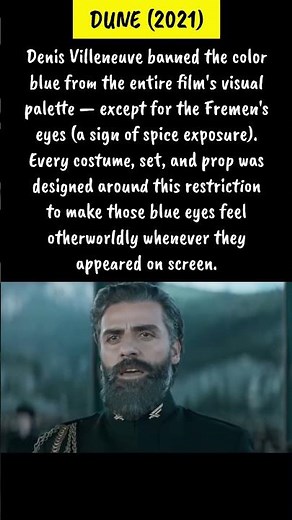 Dune Director Denis Villeneuve BANNED Blue in The Movie (Except Fremen Eyes) 😱