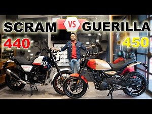 Royal Enfield Scram 440 vs Guerilla 450, Which one to Buy..?