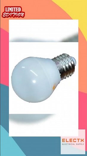 Omni 4W LED E27 Bulb 12V DC 6500K Daylight ( Needs Battery to Operate) LCG45E27-4W-12V