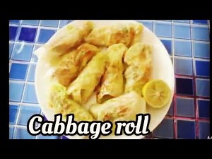 Chicken Stuffed cabbage roll