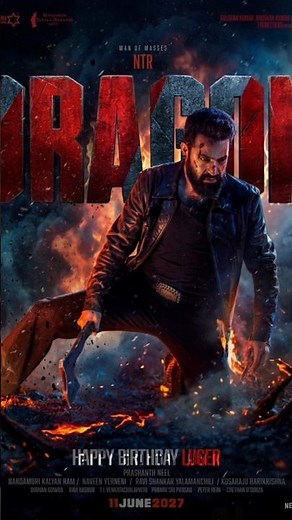 Dragon సినిమా Trailer 9 Minutes ఉంటుందంట #dragonglimpse #prashantneel #ntr #dragontrailer