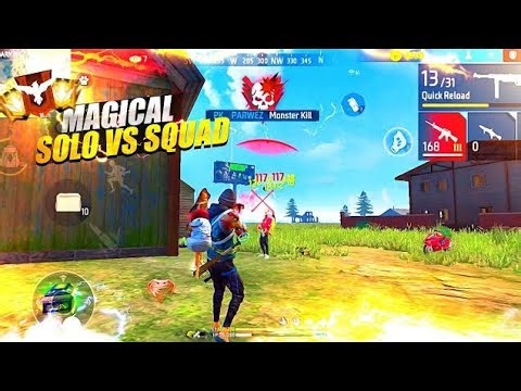 How to Free Fire New Video 🔥|| SOLO VS SQUAD🥵 || MAGIGAL|| 2025