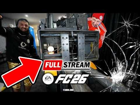 Jordan drives a forklift into setup | EA FC 26 match goes wrong | Full stream