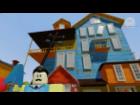 Playing Hello Neighbor Alpha 1 in Roblox