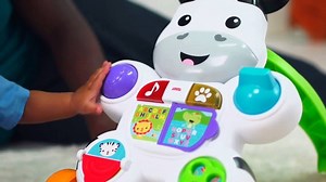 From teaching first words to encouraging first steps, the Fisher-Price® Learn with Me Zebra walker is the kind of first friend you want for your little one! Spin, flip, roll, click, twist. This zebra’s full of busy, hands-on activities for sitting babies. Your tot can turn the book page or press the light-up buttons to learn all about ABC’s & 123’s through sing-along songs and phrases with new animal friends! Get it in-store or online at: goo.gl/WroYA7 | Toys"R"Us Singapore | Facebook