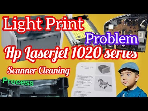 How to clean Laser unit Hp laserjet printer 1020 /1018 / 1010 | printer repairing | repair printer