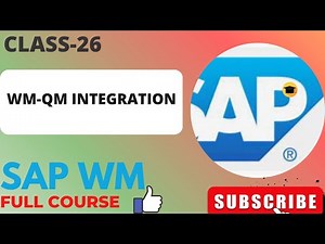 SAP WM REGULAR CLASS-26|| SAP WM-QM INTEGRATION||HOW TO CREATE INSPECTION LOT IN GR? #sap