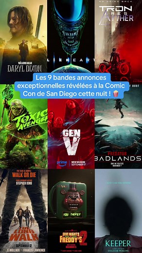 9 Bandes Annonces à ne Pas Manquer de Comic Con 2025