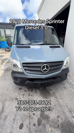 2018 Mercedes Benz Sprinter 2500 diesel 3.0 con título limpio. Excelente condiciones. Financiamiento disponible llámame 305-773-7692 #sprinter #diesels #carga
