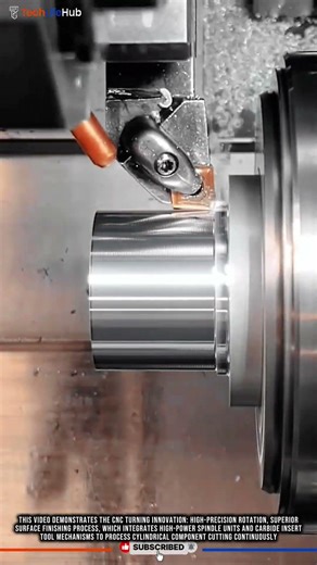 CNC Turning Innovation: High Precision Rotation, Superior Surface Finishing Process #tech