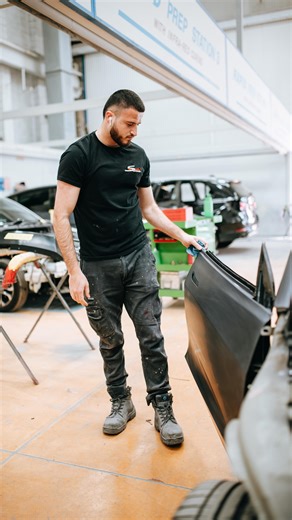 Spray painting and panel beating apprenticeships 🎨 For hands-on, detail-driven people who love seeing real results. From repair work to flawless finishes, these trades are all about skill, patience and pride in your work. If you want to earn while you learn and build a solid career in the automotive industry, this could be your next step. 👉 Contact us today to find out more or apply now. #SprayPaintingApprenticeship #PanelBeatingApprenticeship #AutomotiveCareers #TradeCareers #EarnWhileYouLear