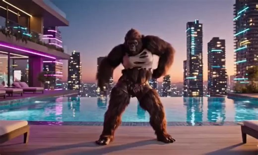 This is NOT CGI… Bigfoot learned the trend 😳 #Bigfoot #AICreature #TikTokTrend #AIVideo #fyp