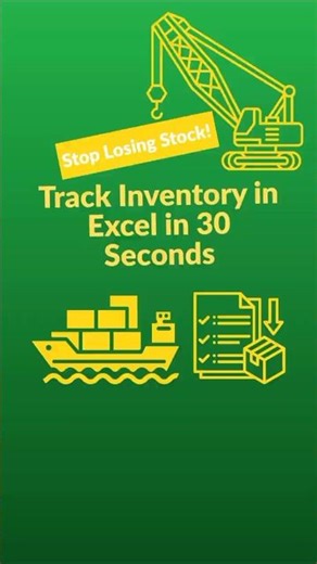 Stop Losing Stock! Track Inventory in Excel in 30 Seconds 📊🚚