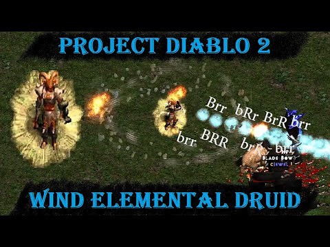 Project Diablo 2 WIND Elemental Druid (Semi-MF Build Fire's Twin Brother)