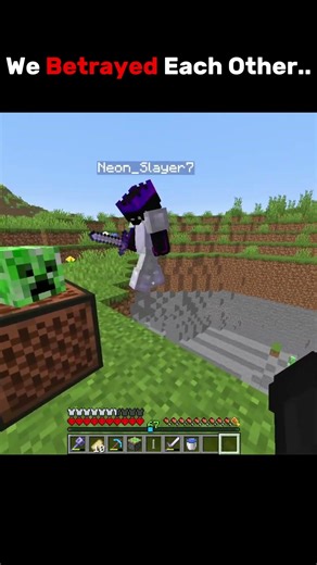 We Betrayed Each Other.. #minecraft