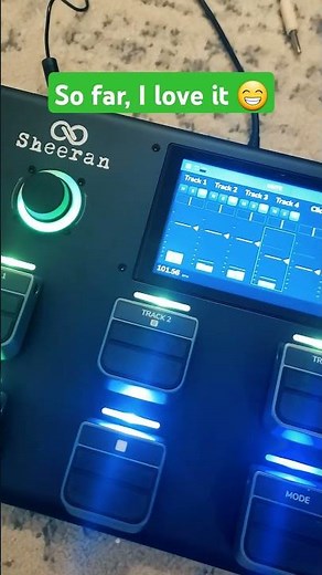 Ed Sheeran's Looper X Pedal Workstation First Loop. Loving it - More to come 😁