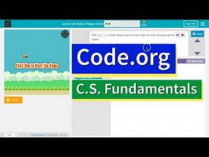 Build a Flappy Game CS Express Lesson 26.4 Code.org Tutorial with Answers