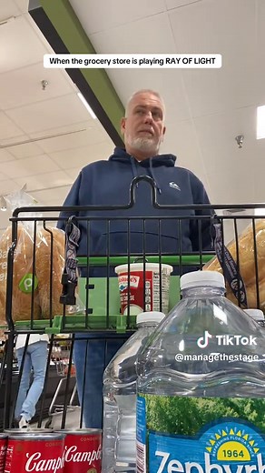 Madonna's Ray of Light Plays in Grocery Store