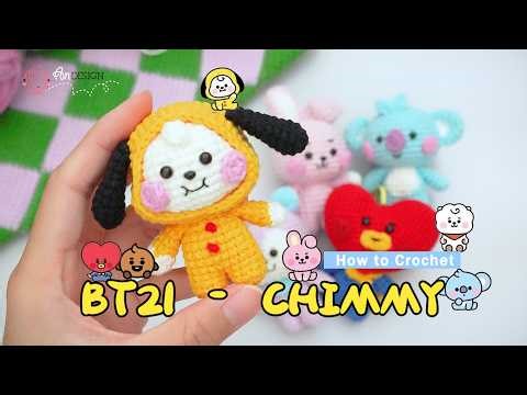 Crochet BT21 Baby Chimmy Step by Step | Beginner Friendly | Full Body Amigurumi Tutorial