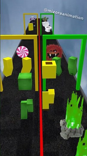 Destiny Run - Mikey & Banana Kid ?! -MAIZEN Minecraft Animations #maizen #minecraft #shorts