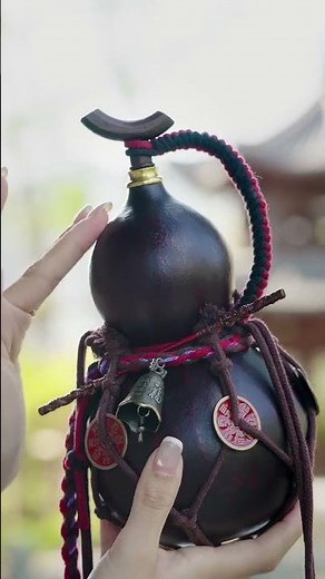 👌What do you think of this 🧉gourd-shaped wine gourd, a traditional intangible cultural heritage ite🏺