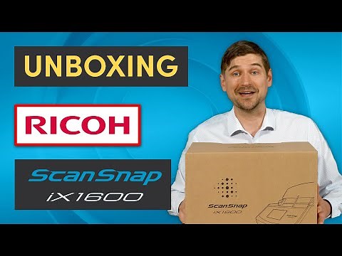 📦 ScanSnap iX1600 Desktop Scanner (Unboxing) What You Find Inside