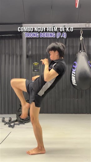 Combo dễ KO trong muay #fight100 #fight100kickboxing #kickboxing #kickboxingeasy