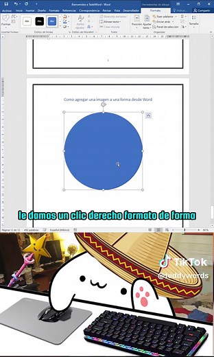 Cómo agregar imágenes a formas en Word