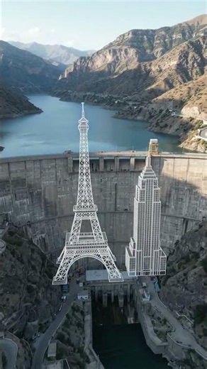 This Dam Rises Hundreds of Meters Above the Ground! 😱