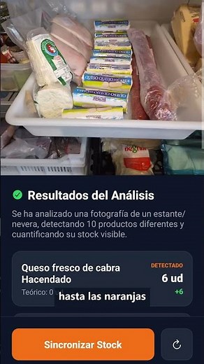 Inventario del bar con una FOTO a la nevera | App de inventario para restaurantes