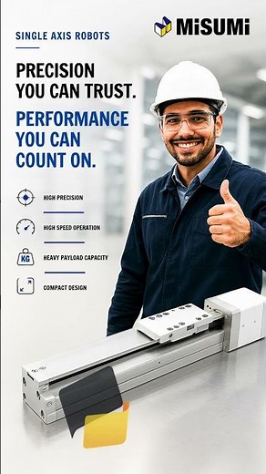 Precision You Can Trust | MISUMI Single Axis Robots | Flat 20% OFF | MISUMI India