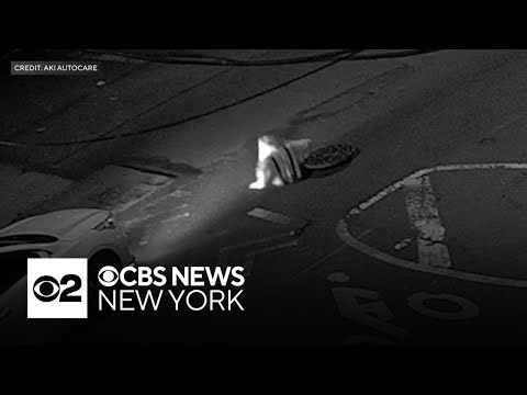 Video shows 3 people enter Queens manhole