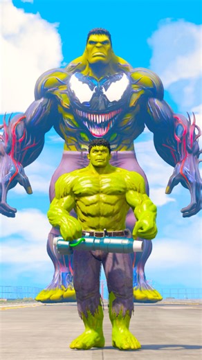 MCU HULK VS GIANT VENOM-HULK THE MONSTER BATTLE WHO IS STRONGER #13 #shorts
