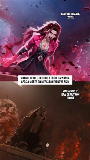 A Nova Skin da Wanda Recriou a Morte do Mercúrio! 💔😭 MARVEL RIVALS #shorts