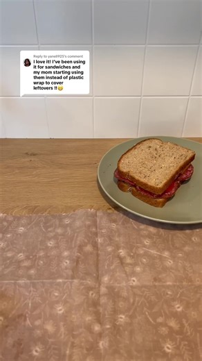 19K views · 356 reactions | Beeswax wraps are perfect for sandwiches! Here's how to wrap one up 索 What's your favourite way to use your beeswax wraps?  #beeswaxwraps #ecofriendly | Goldilocks Goods | Facebook