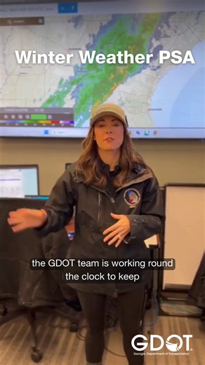 GDOT crews are working hard to treat interstates and state routes in impacted areas across the state. Motorists are urged to stay off the roads tonight and avoid the morning commute, if possible. Stay safe, Georgia. ❄️ Visit https://bit.ly/WinterWeatherGDOT | Georgia Department of Transportation