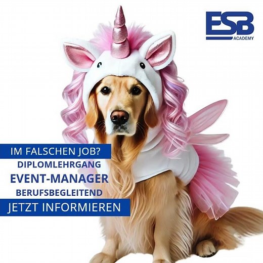 Jetzt Event-Manager Lehrgang bei der ESB Academy starten #eventmanagement #ausbildung