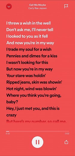 Speedy (@speedysongs392) - Carly Rae Jepsen Call Me Maybe - Lyrics and Song Analysis