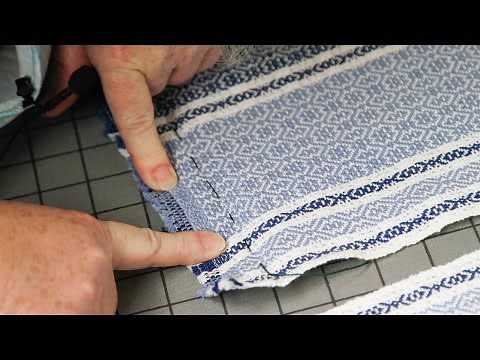 How to Fold Beautiful Woven Hems - Finishing Weaving