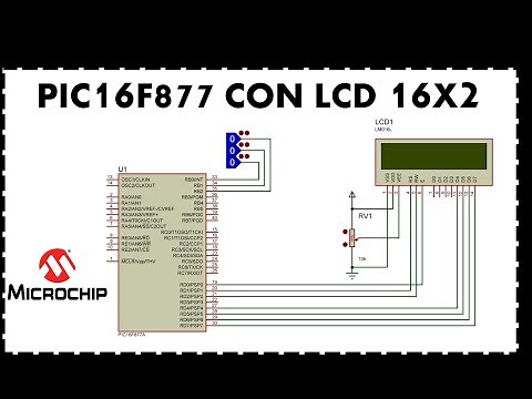PIC16F877A CON LCD 16X2