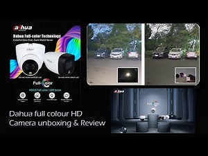 HDCVI Dahua 2mp CCTV Full Color Eye Ball CCTV Camera Review and Unboxing