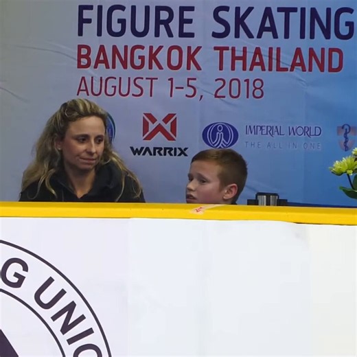 what the fuck is he annoyed at this guy won gold at this competition