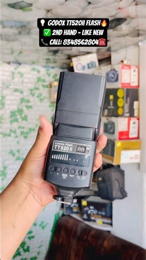 Godox TT520ii Flash 🔥 2nd Hand Like New | Best Price ₹1800 | Salman Camera Store 📸