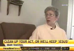 Wiener poopie ransom note for Jesus