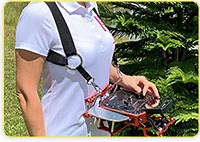 Transmitter Tray Aluminum Universal V1 Short (Red, Black, Blue)