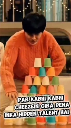 “Smart leader… par thori si clumsy vibes bhi zaroori hain 😂💜 #BTS #RM #Funny”